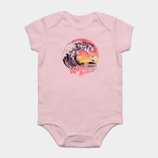 Wolf Beach Baby Bodysuit